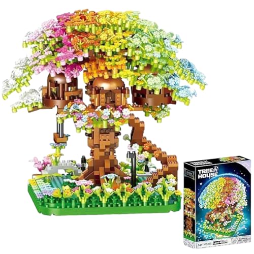 Danbghyuo Sakura Baumhaus Bauklötze Kit,1345Pcs Kirschblüte Baumhaus,Bonsai Baum Bausteine, Mini Sakura baumhaus Bonsai Baum Bausteine Set,DIY Japanische Kreatives Kollektion Deko Geschenk Danbghyuo Sakura Baumhaus Bauklötze Kit,1345Pcs Kirschblüte Baumhaus,Bonsai Baum Bausteine, Mini Sakura baumhaus Bonsai Baum Bausteine Set,DIY Japanische Kreatives Kollektion Deko Geschenk von Danbghyuo