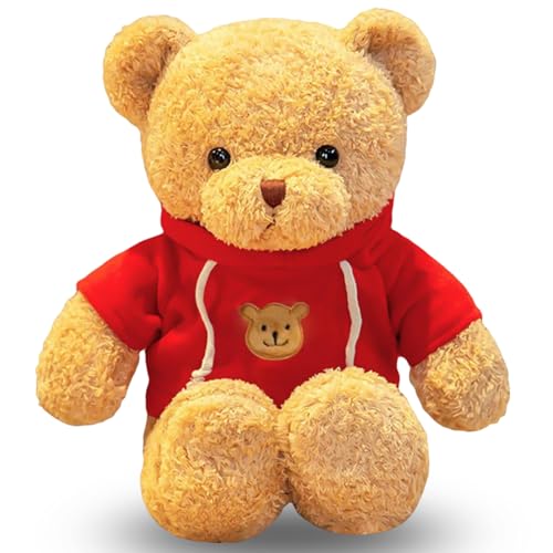Danbghyuo Stofftier Teddy,Plüsch Teddybär Weiches Fell Teddy Kuscheltier Mit Rot Nettes Pullover kleines Plüschtier Cartoon Plüsch Spielzeug für Frauen Mädchen Valentine Geburtstag Geschenke Danbghyuo Stofftier Teddy,Plüsch Teddybär Weiches Fell Teddy Kuscheltier Mit Rot Nettes Pullover kleines Plüschtier Cartoon Plüsch Spielzeug für Frauen Mädchen Valentine Geburtstag Geschenke von Danbghyuo