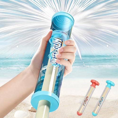 Dandin 2Stück Feuerwerks Wasserpistole Spielzeug, Feuerwerk Wasserpistole, Feuerwerk Water Squirter, Wasserspielzeug für Kinder, Fun Pool Spielzeug für Outdoor Pool Beach von Dandin