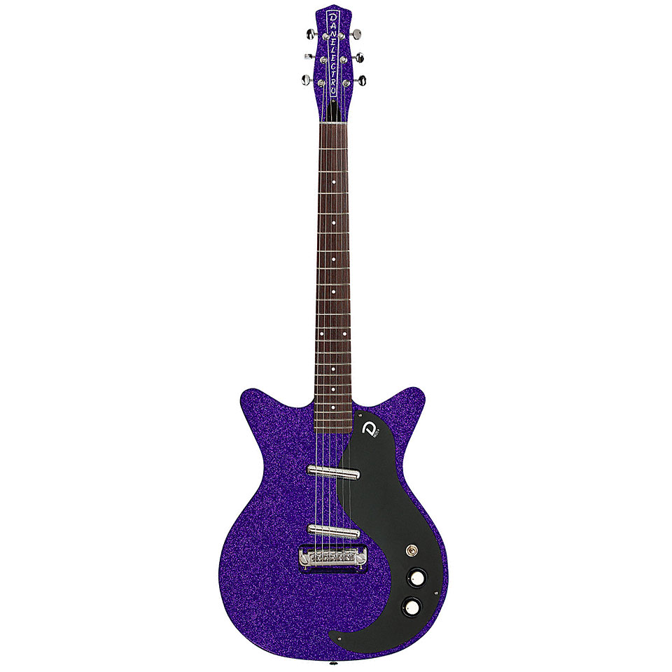 Danelectro Blackout 59 Purple Metal Flake E-Gitarre von Danelectro