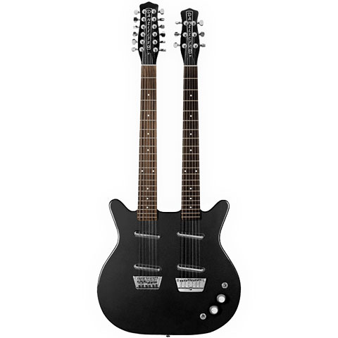 Danelectro Doubleneck DB 612-BLK E-Gitarre von Danelectro