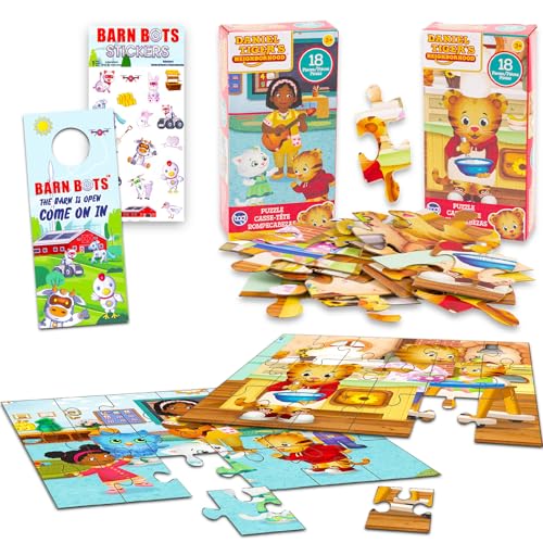 Daniel Tiger's Nieghborhood 18-teiliges Puzzle-Set für Kinder – Partyzubehör-Set mit 2 Kleinkind-Puzzles plus Aufklebern, mehr | Daniel Tiger Spiele und Aktivitäten für Kinder Daniel Tiger's Nieghborhood 18-teiliges Puzzle-Set für Kinder – Partyzubehör-Set mit 2 Kleinkind-Puzzles plus Aufklebern, mehr | Daniel Tiger Spiele und Aktivitäten für Kinder von Daniel Tiger's Neighborhood