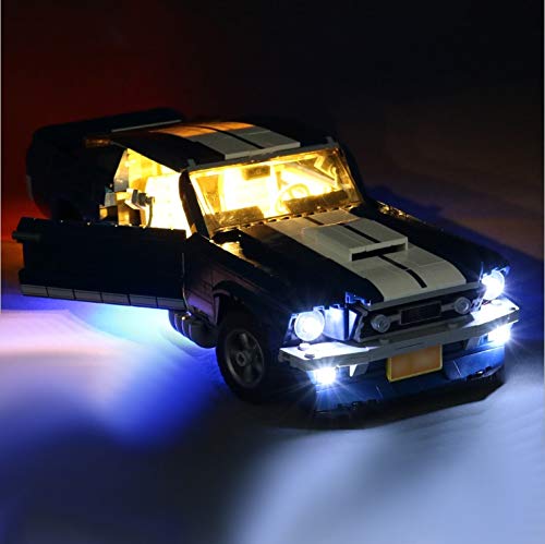 LED-Beleuchtungsset Licht-Set passend für Lego Ford Mustang Modell 10265 (Modell Nicht Enthalten) von Daniko