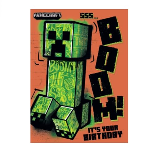 Minecraft Geburtstagskarte Minecraft Geburtstagskarte von Danilo Promotions LTD