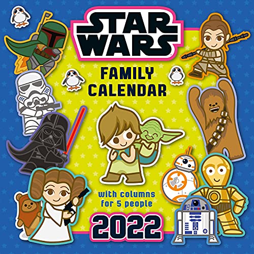 Official Star Wars 2022 Calendar - Month To View Family Wall Planner 5 Column Organiser Official Star Wars 2022 Calendar - Month To View Family Wall Planner 5 Column Organiser von Danilo Promotions LTD