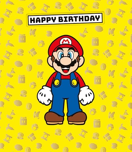 Super Mario Geburtstagskarte Super Mario Geburtstagskarte von Danilo Promotions LTD