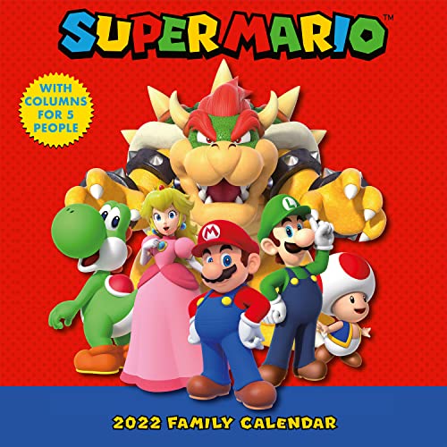 Danilo Calendar - SUPER MARIO 2022 FAMILY ORGANISER (The Official Super Mario Family Organiser Square Calendar 2022) von Danilo