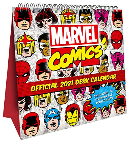 Marvel Comics 2021 Desk Easel Calendar - Official Desk Easel with removable postcards von Danilo