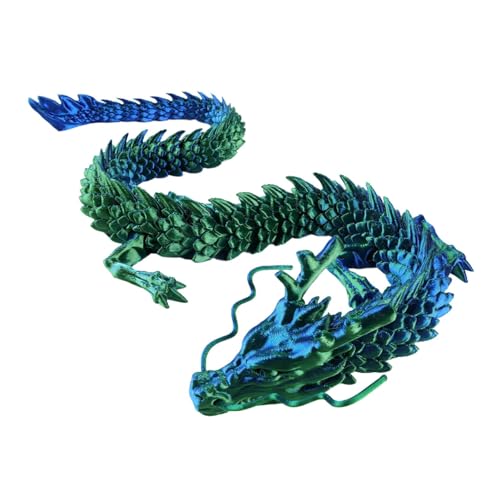 3D Gedruckter Beweglicher Drache, 3D Gedruckter Drache, Realistische Bewegliche Drachen Modell Figuren, Dynamisches Posen Dekorationswerkzeug Für Autos, Büros, Häuser Und Aquarien von Dankek