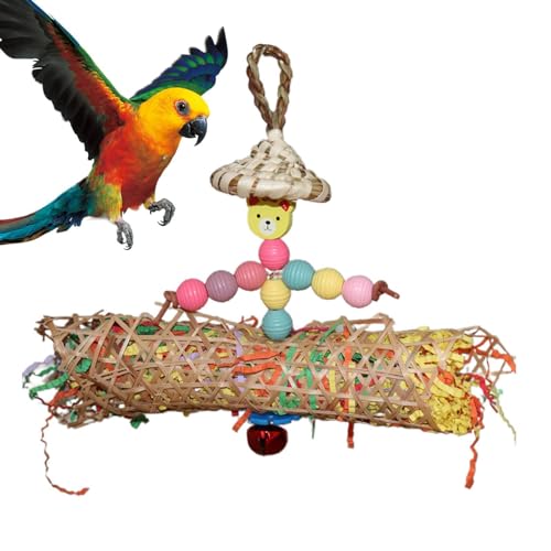 Dankek Vogel-Schredder-Spielzeug,Vogel-Papier-Schredder-Spielzeug, Vogel-Papierschnitzel-Papageienkäfig-Schredder-Spielzeug für kleine Papageien, Kauspielzeug für Vögel, Kauspielzeug für Sittiche, von Dankek