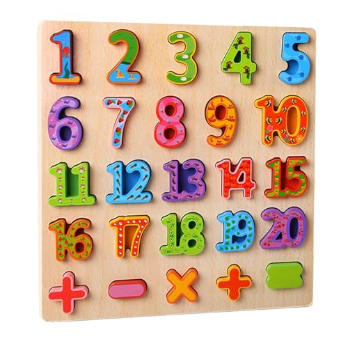 Holz-Alphabet-Zahlenform-Puzzles,Holz-Alphabet-Buchstaben | Zahlen-Alphabet-Holz-Matching-Spiel - Vorschulpädagogisches Alphabet-Zahlenpuzzle, Holz-Montessori-Kleinkindpuzzle für Mädchen, Jungen, Kind von Dankek