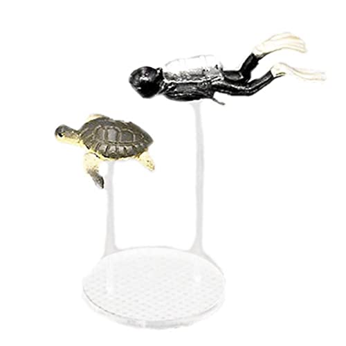 Danlai Miniaturen Ozean Diver -Aktion Figuren Modell Unterwasser Welt Meeresschildkröte Erkunden Sie Tauchendekoration Zubehör Figur Spielzeug von Danlai
