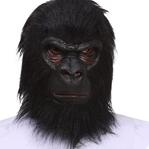 Danlai Neuheit Latex Gummi Gruselig Magischer Schimpansen-schimpanter Gorilla-kopf-maske Halloween-fancy-kleid Party-kostümdekorationen von Danlai