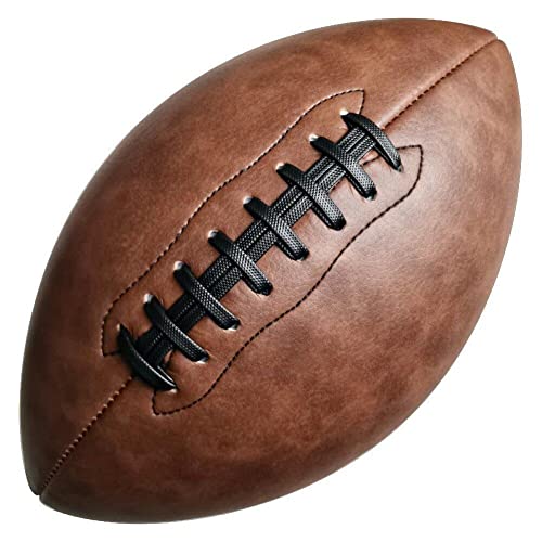Mini Soft Standard Größe 9 American Football Ball Retro Pu Foam Starter Ball Geschenke Für Training Spiele Erwachsene Kinder von Danlai
