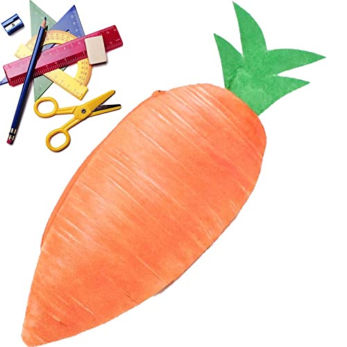 Zipper -bleistiftbeutel Süßes Gemüse Plüsch Stifte Bleistift Hülle Halter Schreibweise Make -up Hülle Bag Office School Supplies von Danlai