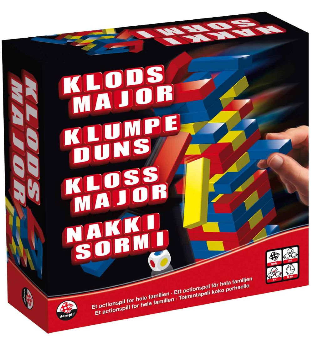 Danspil Brettspiel - Klotz Major - Danspil - One Size - Spiele Danspil Brettspiel - Klotz Major - Danspil - One Size - Spiele von Danspil