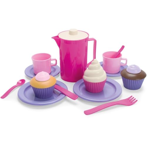 Andreu Toys 15540 Dantoy Kaffee Cupcake-Set in Net (2 Personen), 15,5 x 18 cm, bunt, 18 x 15.5 x 18 cm von Dantoy