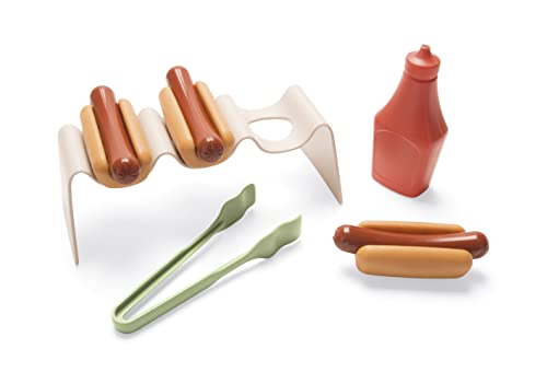 Dantoy - Hot Dog Spielset - 9 Teile - Lebensmittel-Rollenspielset für Kinder - Rollenspiel - Essen vorgeben - Fördert die Feinmotorik - Hergestellt in Dänemark von Dantoy