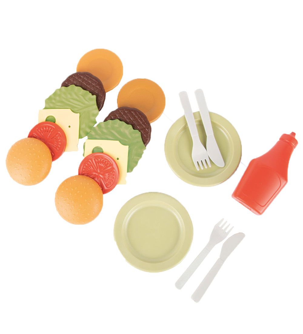 Dantoy BIO Plastic Burger-Set - 19 Teile - Dantoy - One Size - Spiellebensmittel Dantoy BIO Plastic Burger-Set - 19 Teile - Dantoy - One Size - Spiellebensmittel von Dantoy