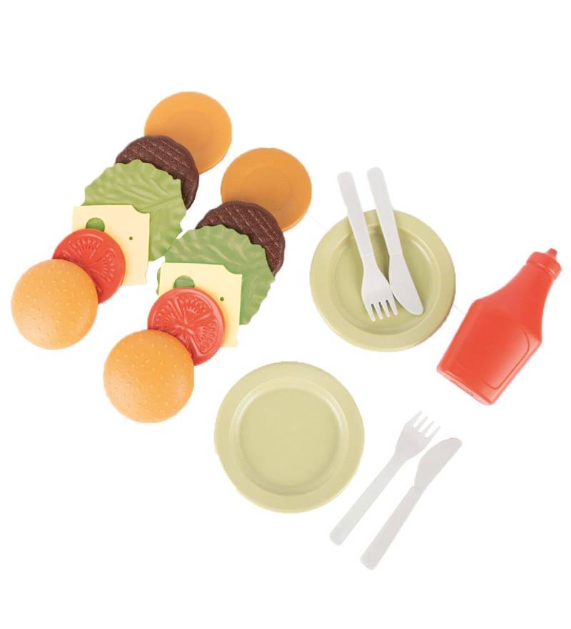 Dantoy BIO Plastic Burger-Set - 19 Teile - Dantoy - One Size - Spiellebensmittel Dantoy BIO Plastic Burger-Set - 19 Teile - Dantoy - One Size - Spiellebensmittel von Dantoy