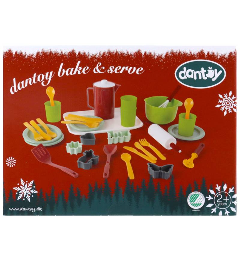 Dantoy Back- und Servierset - Weihnachten - 35 Teile - Dantoy - One Size - Spiellebensmittel Dantoy Back- und Servierset - Weihnachten - 35 Teile - Dantoy - One Size - Spiellebensmittel von Dantoy