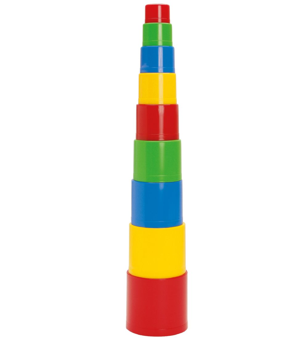 Dantoy Baubechern - 9 st. - 51 cm - Dantoy - One Size - Bauklötze von Dantoy