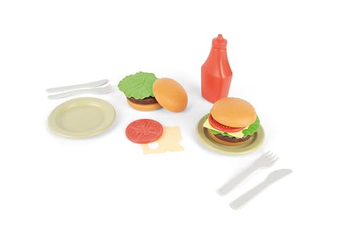 Dantoy Bio Burger Set. Mit 19 Teilen - Spiel-Burger-Set für Kinder, hergestellt aus Bioplastik aus Zuckerrohr - Altersgruppe 2+ Jahre. (Kompaktbox) von Dantoy