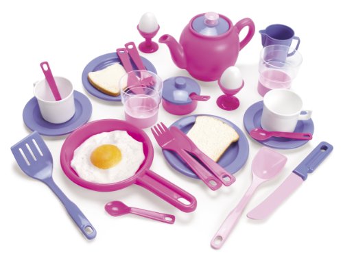 Dantoy Breakfast Set, Role Play Tea and Food with 32 Pieces Pretend Play for Kids – Princess Pink Dantoy Breakfast Set, Role Play Tea and Food with 32 Pieces Pretend Play for Kids – Princess Pink von Dantoy