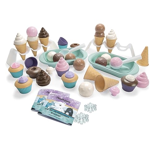 Dantoy Cupcake und Eiscreme Spielset, 56-teilig, Kinderküche Rollenspiel Set mit Cupcake-Formen, Eiswaffeln und Servierplatten Dantoy Cupcake und Eiscreme Spielset, 56-teilig, Kinderküche Rollenspiel Set mit Cupcake-Formen, Eiswaffeln und Servierplatten von Dantoy