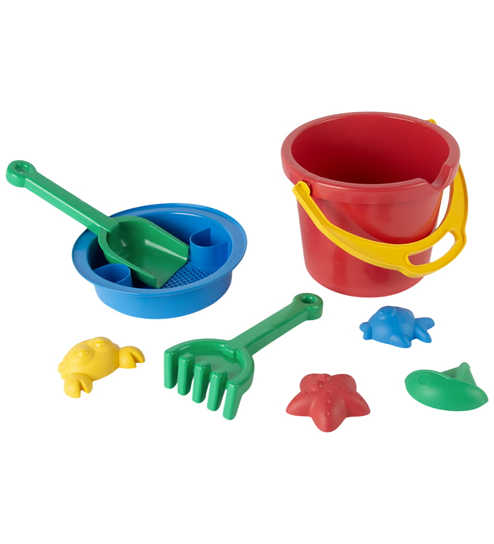 Dantoy Eimerset - 8 Teile - Rot - Dantoy - One Size - Sandspielzeug Dantoy Eimerset - 8 Teile - Rot - Dantoy - One Size - Sandspielzeug von Dantoy