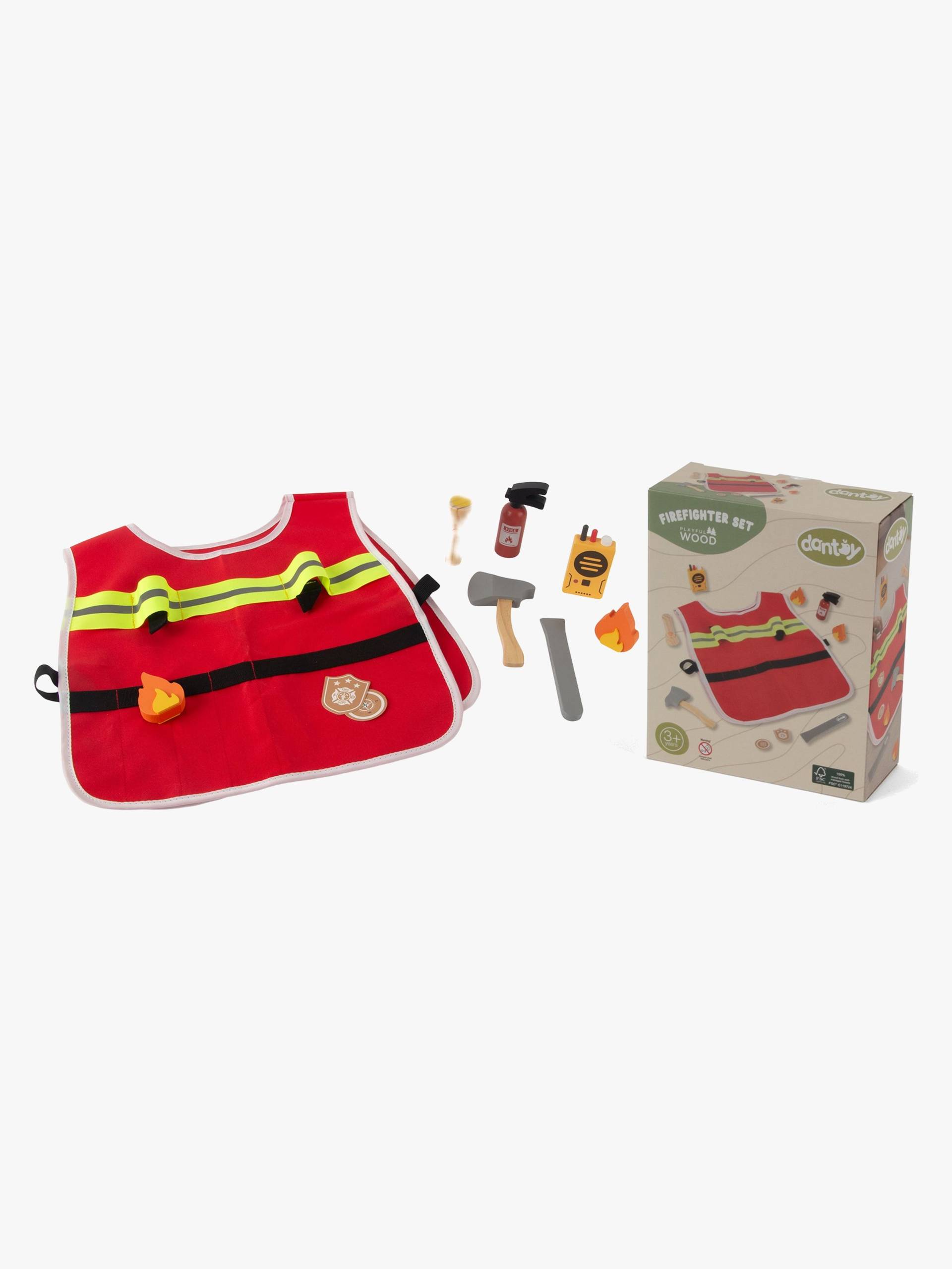 Dantoy Feuerwehr-Set Geschenkbox 10 Teile von Dantoy