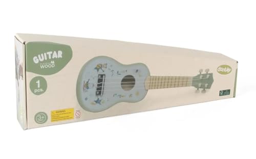 Dantoy Holz-Kindergitarre, Mintgrün, Ukulele mit Musikalischen Motiven, 56 x 31 x 16 cm, Musikspielzeug für Kinder ab 3 Jahren Dantoy Holz-Kindergitarre, Mintgrün, Ukulele mit Musikalischen Motiven, 56 x 31 x 16 cm, Musikspielzeug für Kinder ab 3 Jahren von Dantoy