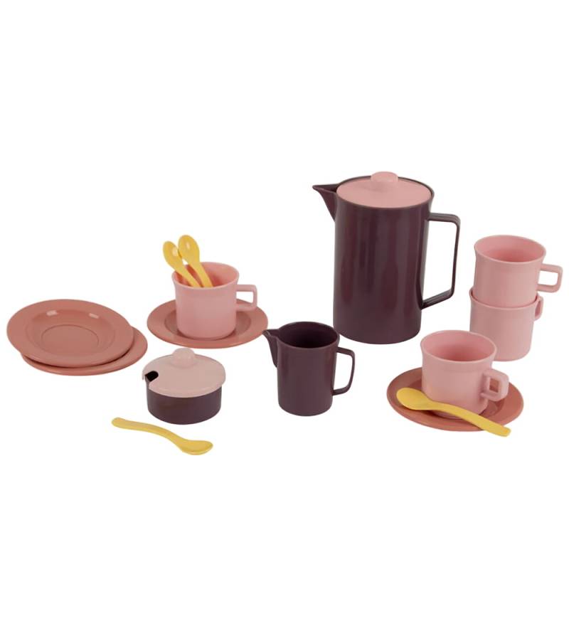 Dantoy Kaffeeset - 17 Teile - Lila/Rosa - Dantoy - One Size - Spiellebensmittel Dantoy Kaffeeset - 17 Teile - Lila/Rosa - Dantoy - One Size - Spiellebensmittel von Dantoy