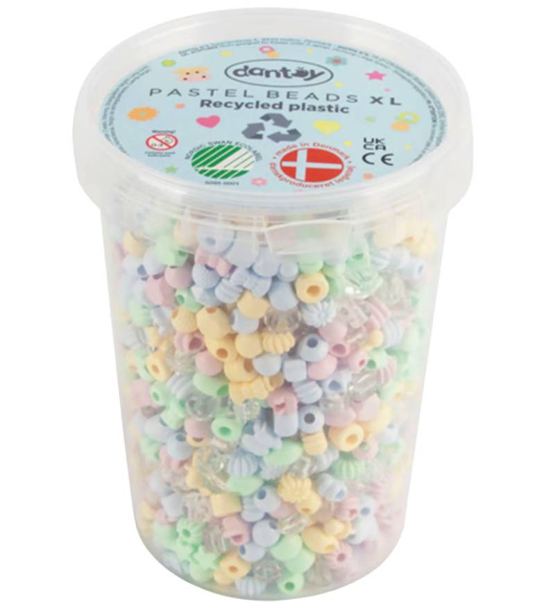Dantoy Perlen - 1580 st. - Pastel Recycling - Dantoy - One Size - Perlen Dantoy Perlen - 1580 st. - Pastel Recycling - Dantoy - One Size - Perlen von Dantoy