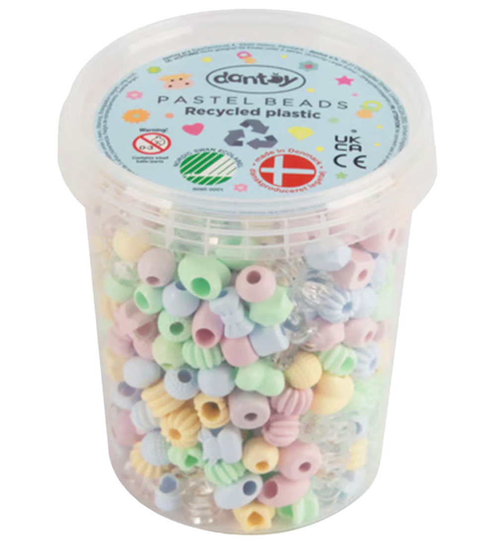 Dantoy Perlen - 520 st. - Pastel Recycling - Dantoy - One Size - Perlen Dantoy Perlen - 520 st. - Pastel Recycling - Dantoy - One Size - Perlen von Dantoy