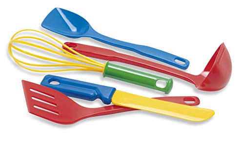 Dantoy Plastic Kitchen Utensils, 5 Piece Set Pretend Play for Kids, Made in Denmark – Multi Colour Dantoy Plastic Kitchen Utensils, 5 Piece Set Pretend Play for Kids, Made in Denmark – Multi Colour von Dantoy