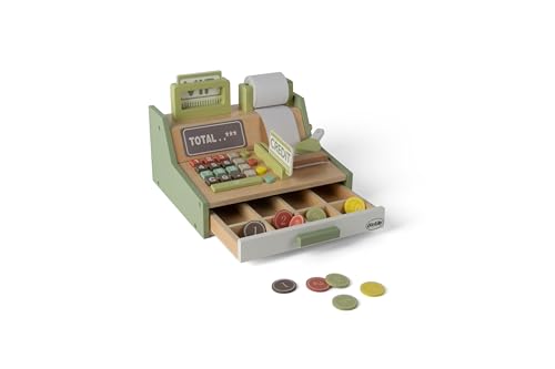 Dantoy - Registrierkasse aus Holz - Rollenspiel - Holzspielzeug - mit Zubehör - 3+ Jahre Dantoy - Registrierkasse aus Holz - Rollenspiel - Holzspielzeug - mit Zubehör - 3+ Jahre von Dantoy