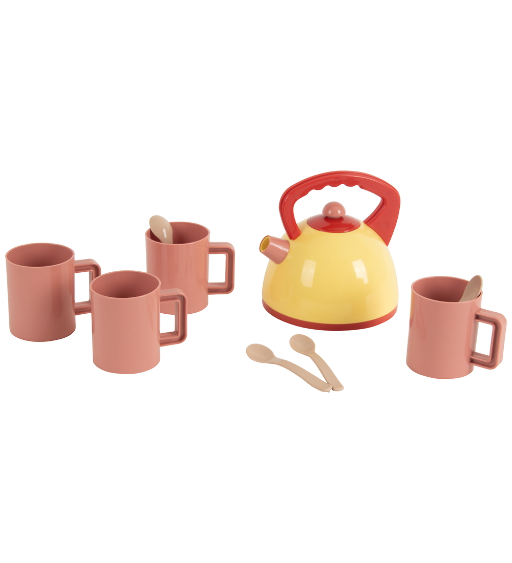 Dantoy Tee-Set - 10 Teile - Pink - Dantoy - One Size - Spiellebensmittel Dantoy Tee-Set - 10 Teile - Pink - Dantoy - One Size - Spiellebensmittel von Dantoy