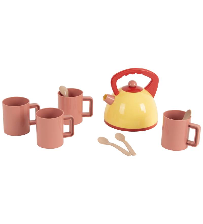 Dantoy Tee-Set - 10 Teile - Pink - Dantoy - One Size - Spiellebensmittel Dantoy Tee-Set - 10 Teile - Pink - Dantoy - One Size - Spiellebensmittel von Dantoy