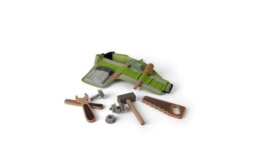 Dantoy - Werkzeuggürtel aus Holz für Kinder - Rollenspiel - Holzspielzeug - mit Zubehör - 3+ Jahre Dantoy - Werkzeuggürtel aus Holz für Kinder - Rollenspiel - Holzspielzeug - mit Zubehör - 3+ Jahre von Dantoy