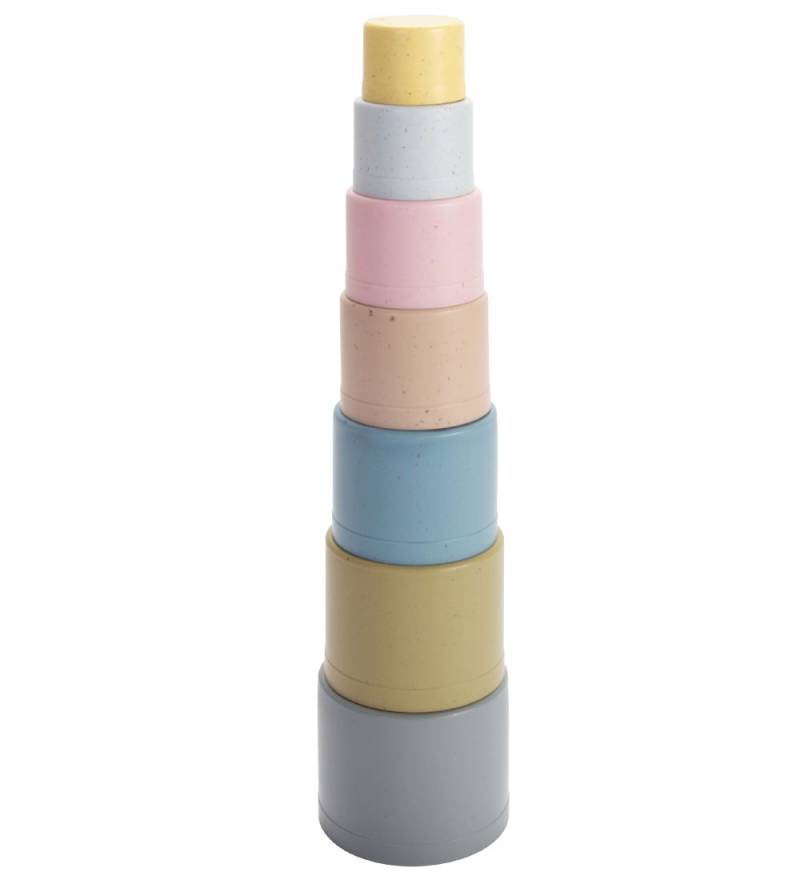 Tiny Stadt Dantoy BIO Plastic Stapelbecher - 7 Teile - Dantoy - One Size - Bauklötze Tiny Stadt Dantoy BIO Plastic Stapelbecher - 7 Teile - Dantoy - One Size - Bauklötze von Dantoy