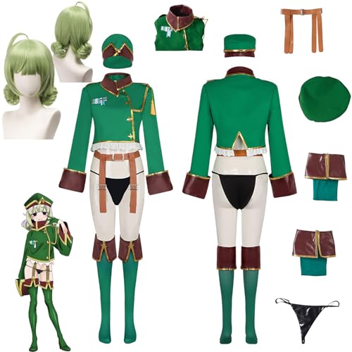 Daotutu Anime Gushing over Magical Girls Cosplay Kostüm Outfit Rolle Araga Kiwis Uniform Komplettset Set Halloween Karneval Party Dress Up Anzug mit Perücke für Frauen Mädchen (M) von Daotutu