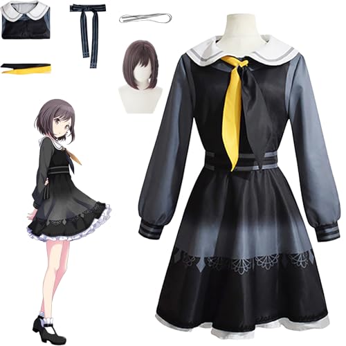Daotutu Ena Shinonome Project Sekai Colourful Stage Cosplay Perücke Kostüm Outfit für Frauen Mädchen Anime Charakter Schwarz Jacke Uniform Komplettes Set Halloween Karneval Party Dress Up Anzug (L) Daotutu Ena Shinonome Project Sekai Colourful Stage Cosplay Perücke Kostüm Outfit für Frauen Mädchen Anime Charakter Schwarz Jacke Uniform Komplettes Set Halloween Karneval Party Dress Up Anzug (L) von Daotutu