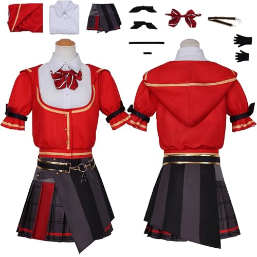 Daotutu Hanami Mochizuki Project Sekai Colourful Stage Cosplay Kostüm Outfit für Frauen Mädchen Anime Charakter Asahina Mafuyu Rot Uniform Komplettes Set Halloween Karneval Party Dress Up Anzug (L) Daotutu Hanami Mochizuki Project Sekai Colourful Stage Cosplay Kostüm Outfit für Frauen Mädchen Anime Charakter Asahina Mafuyu Rot Uniform Komplettes Set Halloween Karneval Party Dress Up Anzug (L) von Daotutu