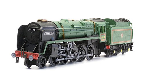 Dapol Modelleisenbahn Klasse 9F Evening Star Lokomotive Kunststoff Bausatz - OO Maßstab 1:76 von Dapol