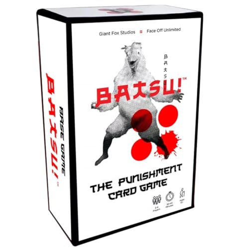Dara Studio Batsu The Punishment Card Game | Japanese Style Game Show Inspired Party Game for 3-6 Players from Ages 13+ | Game in English von Dara Studio