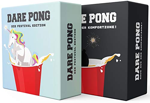 Dare Pong® Vollversion + Festival Edition 2024 im Doppelpack! Die perfekte Kombi für Gartenpartys, Festivals, Sommerfeste und als Geschenk! von Dare Pong