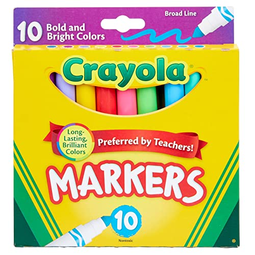 Assorted Colors 10/Pkg Crayola Broad Line Markers 58-7725 von CRAYOLA