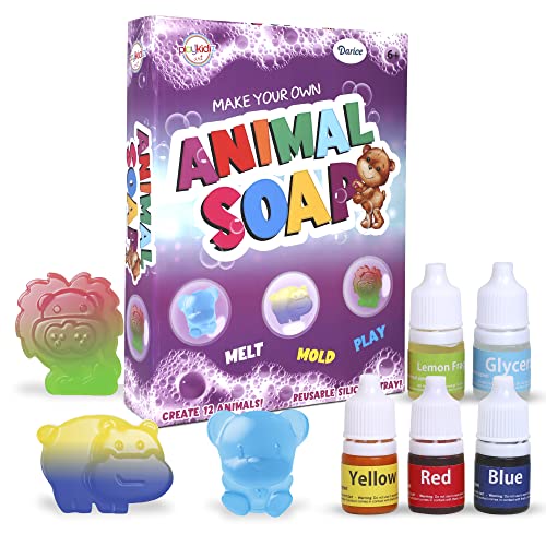 Darice Seifenherstellungsset Für Kinder – Bastelaktivitäten, Wissenschaftssets – STEM-DIY-Pädagogisches Tierspielzeug Für Jungen Und Mädchen Ab 6 Jahren Darice Seifenherstellungsset Für Kinder – Bastelaktivitäten, Wissenschaftssets – STEM-DIY-Pädagogisches Tierspielzeug Für Jungen Und Mädchen Ab 6 Jahren von Darice