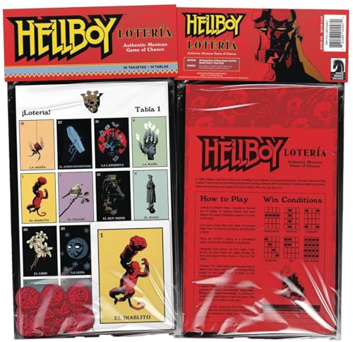 Dark Horse Comics Hellboy Lotería Spiel, mehrfarbig von Dark Horse Comics